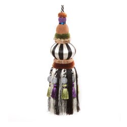 Bibelot Tassel - Black & White | MacKenzie-Childs - Home Decor
