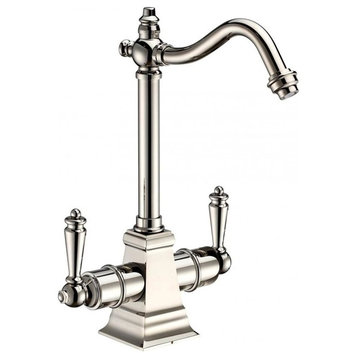 Whitehaus WHFH-HC2011-PN Polished Nickel Instant Hot/Cold Water Faucet