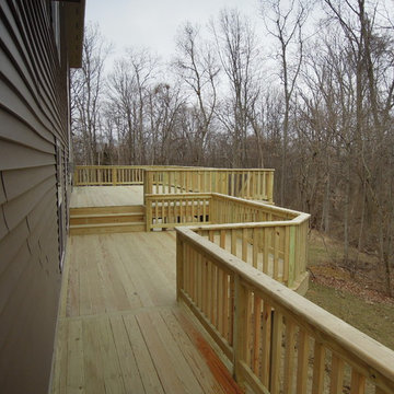 Treated Lumber 2-Tier Decks, Milford Ohio are
