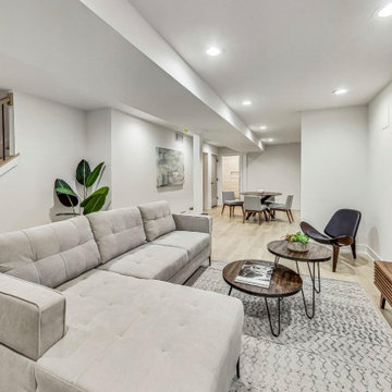Spacious Kitchen and Elegant Living Area Remodel in Belmont