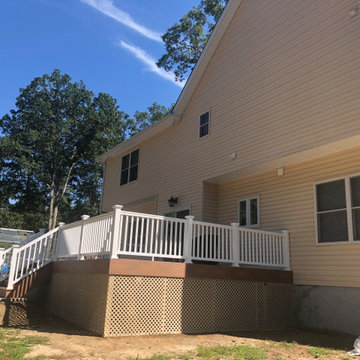 Trex Deck and Concrete Patio