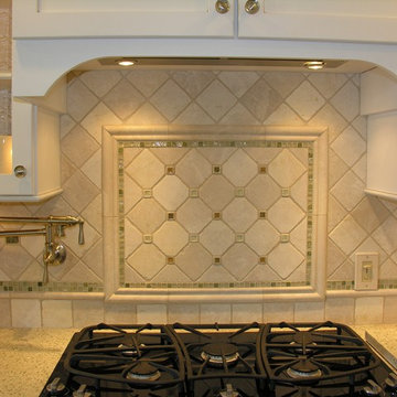 Waterfront Kitchen with Unusal Island