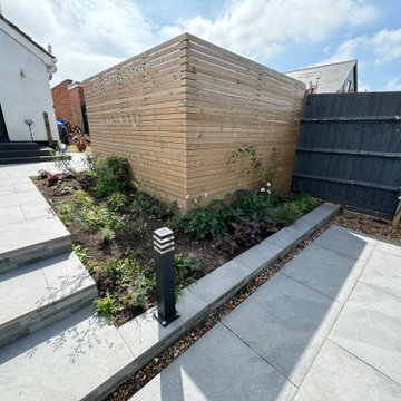Slatted Fence Oil Tank Cover