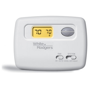 White-Rodgers 1F78-144 Single Stage Non-Programmable Thermostat
