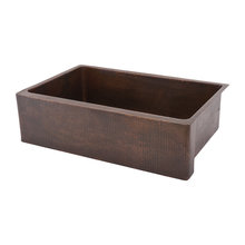33" sink cooper single