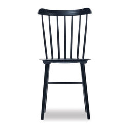 Black Ironica Dining Chair by Tom Kelley for TON - Dining Chairs