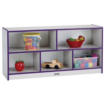 Rainbow Accents Toddler Single Mobile Storage Unit - Purple