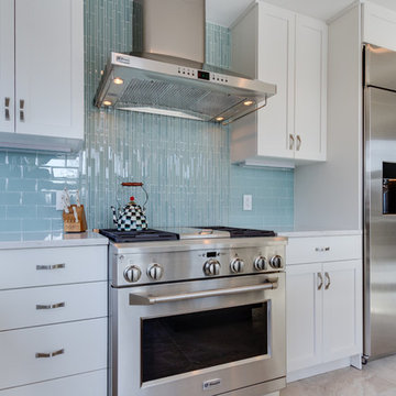 Modern White Kitchen Remodel Arnold, MD