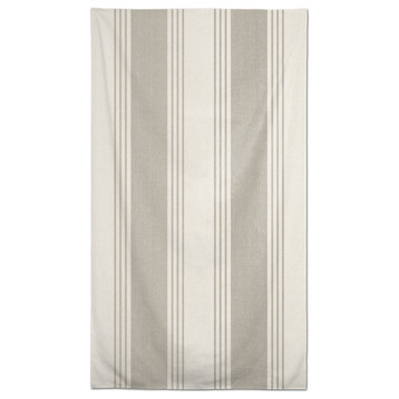 Neutral Linen Stripes 58x102 Tablecloth