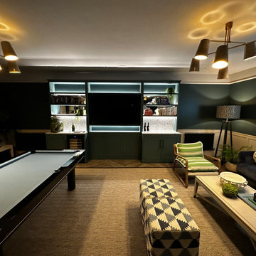 Games Room with home bar
