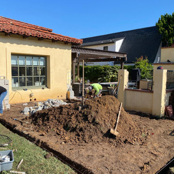 Demo of an Old Brick Patio in Point Loma