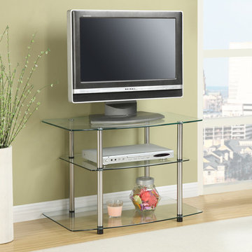 Designs2Go Classic Glass TV Stand