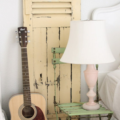 Inspiration for a shabby-chic style home design remodel in Other