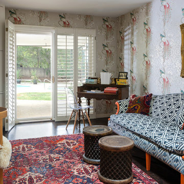 Eclectic Home Office