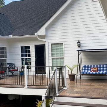 Monroe, Georgia Concrete Decking Deck Remodel