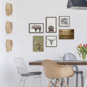 Animal Boho Hexaptych