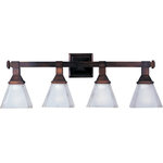 Maxim Lighting - Maxim Lighting 11079FTOI Brentwood 4-Light Bath Vanity in Oil Rubbed Bronze - Product Extension : 6.5