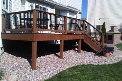 This is an example of a traditional porch design in Denver.