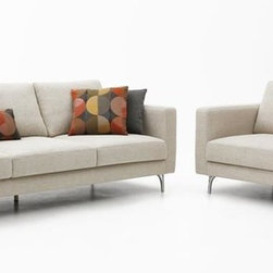 Dax sofa and armchair by DellaRobbia - Sectional Sofas
