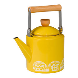 'Mini' moderns enamel kettle - Kitchen Products