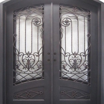 Amber Wrought Iron Door