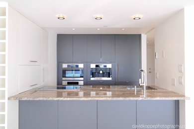 Inspiration for a contemporary kitchen remodel in Vancouver