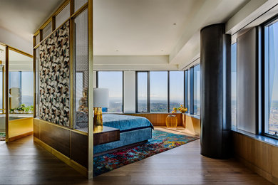 Example of a trendy bedroom design in Seattle
