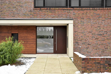 Moderne Haustür mit Einzeltür in Hamburg