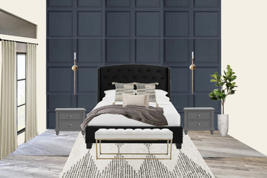 Inspiration for a transitional bedroom remodel in Phoenix