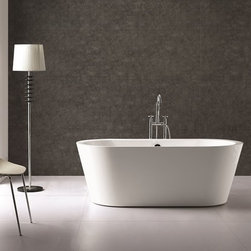 Aqua OVALE 59'' Free Standing Bathtub - Bathtubs