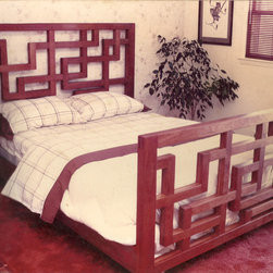 Cherry Maze Bed - Furniture