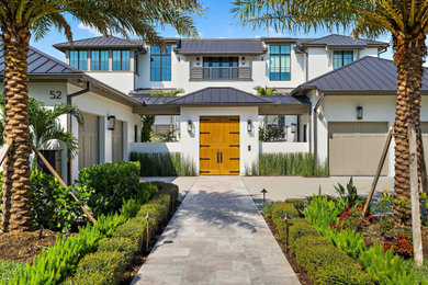 Island style exterior home photo in Tampa