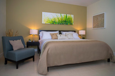 Example of a bedroom design in Other