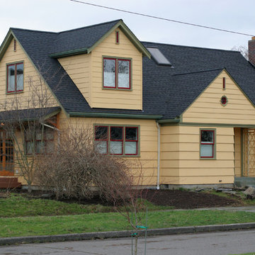 2-story addition added much-needed space to this existing home
