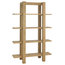 Panama Light Oak Open Shelving Unit