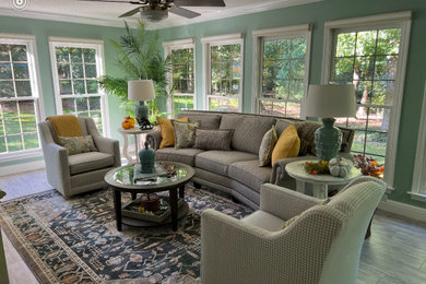 Sunroom - transitional sunroom idea in Other