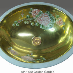 Full Gold & Platinum Decorations - Bathroom Sinks