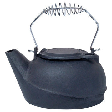 Panacea Cast Iron Kettle Humidifier, 2.5 Quarts, Black