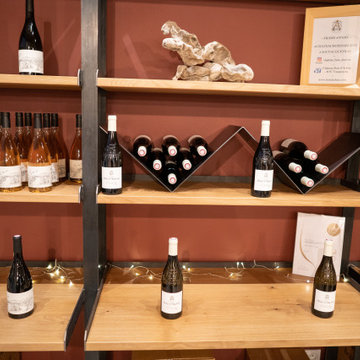 Meuble de présentation de vin