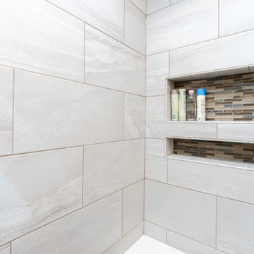 Nude Transitional Bathroom