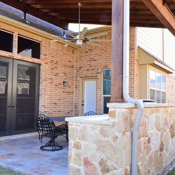 Fort Worth, TX, Outdoor Living Space Combination w/ 3-Season Room