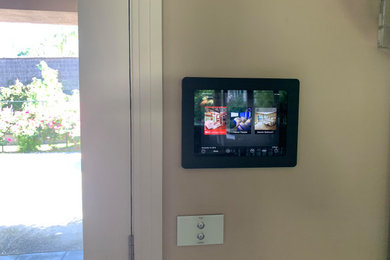 Sleek Touch Screen and C-bus Saturn light switch