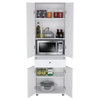 Inval Kitchen Storage Cabinet/Pantry in White
