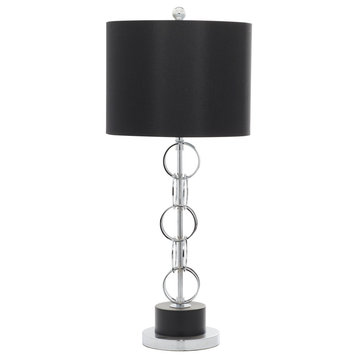 Black Polystone Coastal Accent Lamp, 13 x 13 x 30