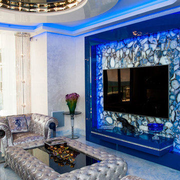 Custom TV Wall Unit / Media Center