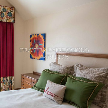 Box pleat valance and panels