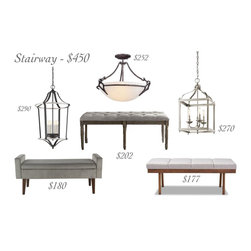Design Board for Stairwell - Home Decor