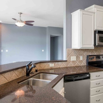 Bye, Bye Golden Oak.....Hello Painted Cabinets and Trim