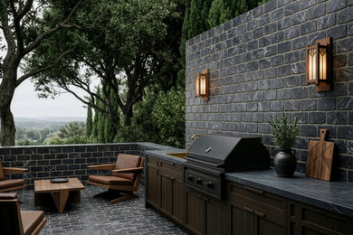 Inspiration for a transitional patio remodel in Los Angeles