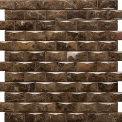Emperador Dark 3D - Mosaic Tile